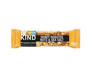 Be-Kind Barrita de proteínas de frutos secos tostados, miel y sal marina, 40g