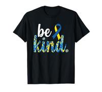 Be Kind Down Syndrome Awareness Camiseta