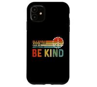 Be Kind Graphic - Camiseta de verano para mujer, diseño retro arcoíris Carcasa para iPhone 11
