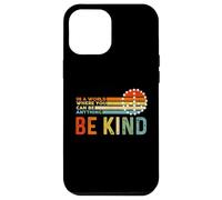Be Kind Graphic - Camiseta de verano para mujer, diseño retro arcoíris Carcasa para iPhone 12 Pro Max