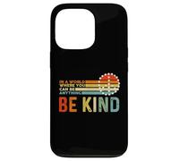 Be Kind Graphic - Camiseta de verano para mujer, diseño retro arcoíris Carcasa para iPhone 13 Pro
