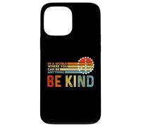 Be Kind Graphic - Camiseta de verano para mujer, diseño retro arcoíris Carcasa para iPhone 13 Pro Max