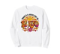 Be Kind Groovy Retro Sunshine Cute Kindness Teacher Sudadera