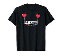 Be Kind Heart Balloons and Pride Flag Bunting. Mes del orgullo Camiseta