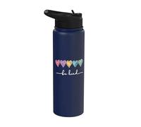 Be Kind hearts Kindness and Compassion cute be kind Stainless Steel Insulated Water Bottle