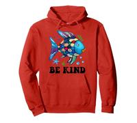 Be Kind Rainbow Fish Teacher Life Teacher Regreso a la Escuela Sudadera con Capucha