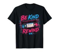 Be Kind Rewind Cinta de vídeo Retro 80s Estética Camiseta