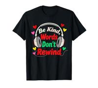 Be Kind Rewind Vintage Motivacional Retro Positivo Cita Camiseta