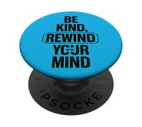 Be Kind, Rewind Your Mind - Cita Turquesa Retro PopSockets PopGrip Adhesivo
