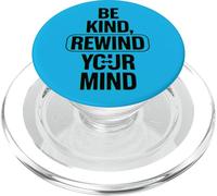 Be Kind, Rewind Your Mind - Cita Turquesa Retro PopSockets PopGrip para MagSafe