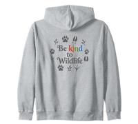 Be Kind To Wildlife Animal Lover Nature Lover Cute Be Kind Sudadera con Capucha