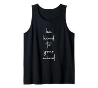 Be Kind To Your Mind Cita Minimalista de Salud Mental Camiseta sin Mangas