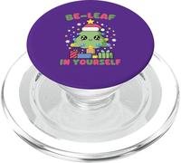 Be-Leaf in Yourself Lindo Árbol de Navidad Juego de Palabras PopSockets PopGrip para MagSafe