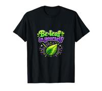 Be-Leaf in Yourself Plant Parent Cottagecore Leaf Camiseta