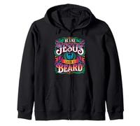 Be Like Jesus Grow A Beard - Sudadera con Capucha