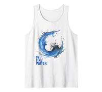 Be Like Water Tao Flow State Medita armonía en Movimiento Camiseta sin Mangas