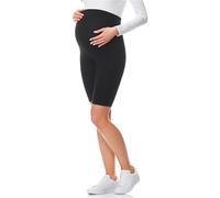 Be Mammy Leggins Premamá cortos para mujer Mallas cortas de Embarazo Shorts de mujer embarazada Ropa premama deportiva Pantalones maternidad BE20-228 (Negro, 4XL)