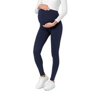 Be Mammy Leggins Premamá Embarazo Ropa Deporte BE20-230 (Azul Marino, XL)