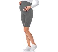 Be Mammy Mallas Cortas de Maternidad de Viscosa BE-04 (Mezcla Media, XL)