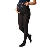 Be Mammy Medias Panty Premamá Mujer 150 DEN BE-1122 (Negro Patrón-002, S)