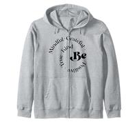 Be Mindful Grateful Positive True Kind Motivational Dichos Sudadera con Capucha