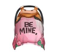 Be Mine Cow - Funda suave para asiento de coche de bebé, funda de lactancia para bebé, funda para cochecito de bebé para niñas y niños