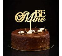 Be Mine - Decoración para tartas de boda con texto en inglés "Mr And Mrs", personalizable, decoración rústica para tartas de novia y novio, decoración de despedida de soltera, regalos de compromiso