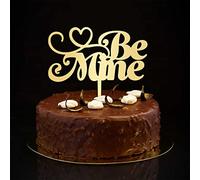 Be Mine - Decoración rústica para tarta de boda con texto en inglés "Mr And Mrs", personalizable, silueta de novia y novio, decoración de fiesta de compromiso, regalo de despedida de soltera, color