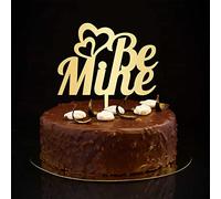 Be Mine - Decoración rústica para tartas de boda con silueta personalizada de Mr & Mrs, decoración para tartas de novia y novio, para boda, compromiso, fiesta, regalos para despedida de soltera