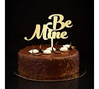 Be Mine - Decoración rústica para tartas de boda y compromiso, diseño retro personalizado para novia y novio, decoración para tartas de despedida de soltera, regalo de despedida de soltera