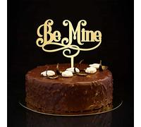 Be Mine - Decoración rústica para tartas de compromiso y boda, diseño rústico de Mr And Mrs, silueta personalizada para novia y novio, decoración para tartas de boda, aniversario, boda, regalos de