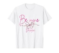 Be Mine Valentine Script - Lazo de corazón con diseño romántico Camiseta