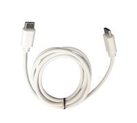 Be Mix - HT2065 - Cable USB-C Ultra Rápido 3A Carga y Sincronización - Brillante - Ideal para Viajes - 100 cm - Color: Plateado - Idea de Regalo - Uso Versátil