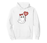 Be My Boo Ghost con Globo de corazón para San Valentín Halloween Sudadera con Capucha