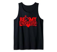 Be My Valentine Cute Hombres Mujeres Crush Niños Niñas Amor Camiseta sin Mangas