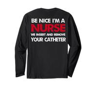 Be Nice I'm A Nurse Insertamos Y Quitamos El Humor Del Catéter Manga Larga