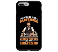 Be Nice To Bartender We Know Your Secrets - Carcasa para iPhone 7 Plus/8 Plus