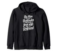 Be Nice To Bartender We Know Your Secrets - Sudadera con Capucha