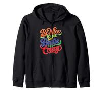 Be Nice To Me My Bestie Is Crazy Amigo protector Sudadera con Capucha