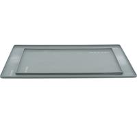 BE NORDIC Alfombrilla para comedero 60 × 40 cm gris