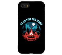 Be on Fire for Jesus - Revelation 3:15 Faith Camping Carcasa para iPhone SE (2020) / 7/8