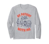Be Patient with Me I'm from The 1900's Funny Retro Nostalgia Manga Larga