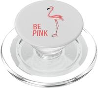 Be Pink Cool Funky Funky Trendy Flamingo PopSockets PopGrip para MagSafe