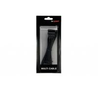 be quiet! Power Cable CM-30750, Individualmente Mallado Multi-Cable Con 3× SATA & 1× HDD Conector, Incl. FDD Adaptador, Para Fuentes De Alimentación Modulares