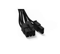 be quiet! Cable de alimentación CP-6610, cable PCIe de 6+2 pines, con funda individual, longitud de 600 mm, extensión premium para fuentes de alimentación modulares BQ, diseño elegante, negro