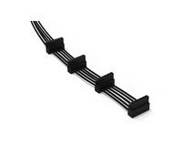 be quiet! Cable de alimentación CS-6740, 4 cables SATA, con funda individual, longitud de 720 mm, extensión premium para fuentes de alimentación modulares BQ, diseño elegante, negro