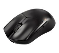 be quiet! Dark Perk Ergo Gaming Ratón PC ergonómico, 55g de Peso Ligero | Batería inalámbrica de Ultra Larga duración, tasa de sondeo de 8,000 Hz, Sensor PixArt PAW3950, 32,000 dpi, Interruptor 70m