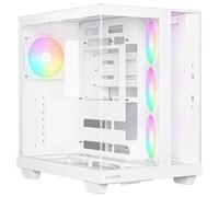 be quiet! Light Base 500 LX Caja para PC en White, Panel Frontal y Lateral Totalmente acristalados, diseño de Doble cámara, HUB ARGB de Ventiladores, 4 Ventiladores Light Wings LX PWM