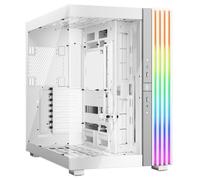 be quiet! Light Base 900 DX White Caja de PC, Vista panorámica, illuminación Impresionante, Caja de exposición, diseño de 2 cámaras, LED ARGB, 2 Paneles ARGB Y PWM con 12 Conectores en Total