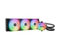 be quiet! Light Loop 360 mm Black CPU refrigerador con agua para sistemas muyoverclockeados, elegante bloque de refrigeración ARGB, 3 ventiladores Light WingsLX PWM high-speed, con ARGB-PWM-Hub
